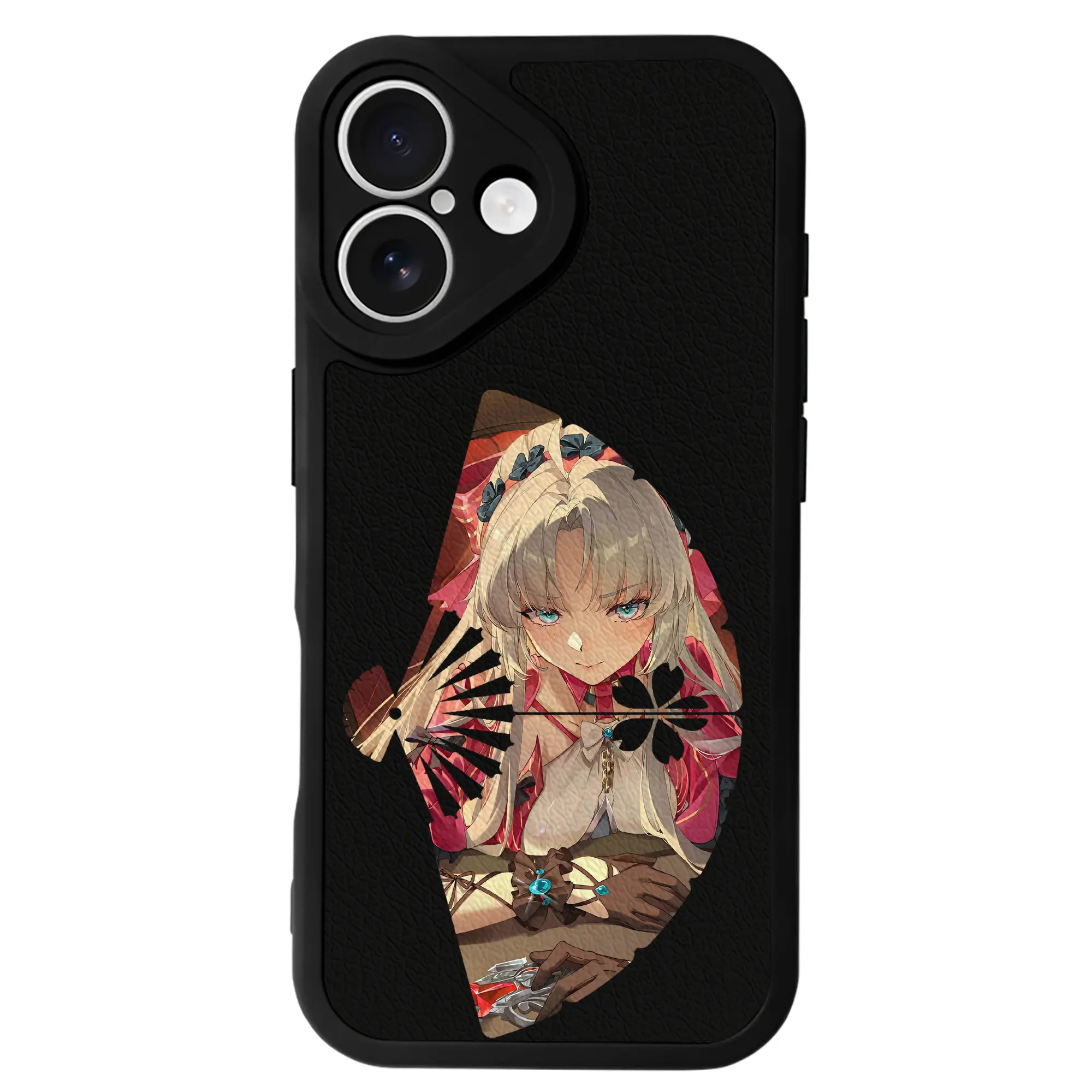 鳴潮 グッズ カルロッタ - IPhone 16シリーズ対応 ・ シリコンスマホケース ・ レザー調 ・ 高精度フィット ・ 耐衝撃 ・ ワイヤレス充電対応 ・ 精密カット